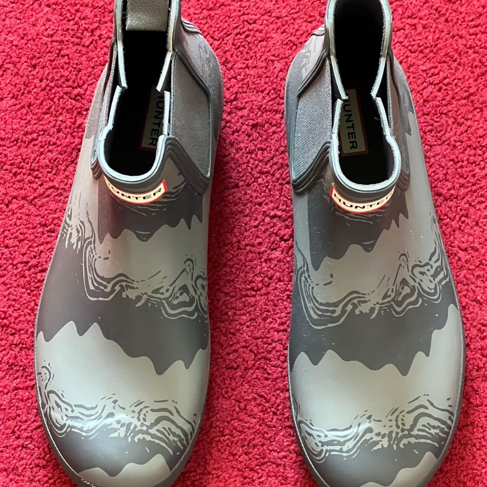 Hunter Ankle Cut Rain Boots Mens Size 11